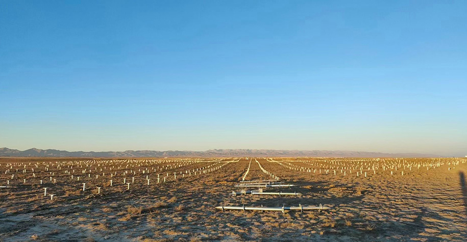 Proyecto fotovoltaico de Qinghai 130.000 toneladas